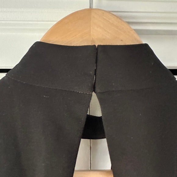 Express Black Mini Halter Lace Back Dress - Picture 7 of 8